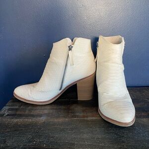 MIA snake ankle boots